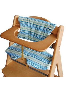 Honey Bee Treppenhochstuhl Kinderhochstuhl mit grosser Essplatte natur