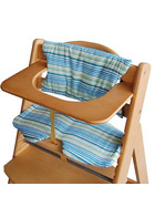 Honey Bee Treppenhochstuhl Kinderhochstuhl mit grosser Essplatte natur