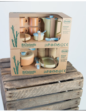 Dantoy BIO Kinder Kaffeeservice Puppengeschirr