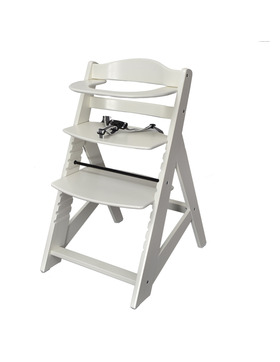 Honey Bee Treppenhochstuhl Kinderhochstuhl weiß mit...