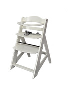 Honey Bee Treppenhochstuhl Kinderhochstuhl weiß mit Polster