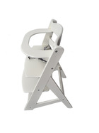 Honey Bee Treppenhochstuhl Kinderhochstuhl weiß mit Polster