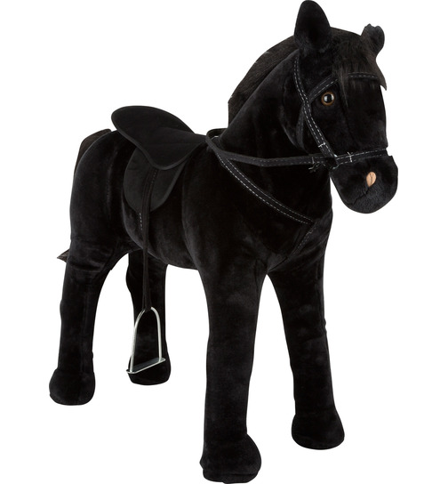 small foot Stehpferd mit Sound schwarz