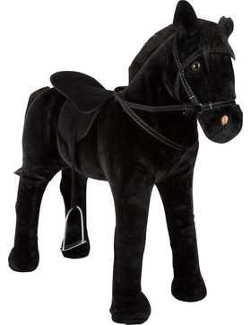 small foot Stehpferd mit Sound schwarz