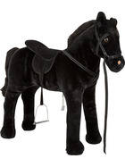 small foot Stehpferd mit Sound schwarz