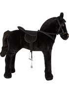 small foot Stehpferd mit Sound schwarz