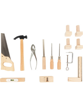 small foot Kinderwerkbank grau mit Zubehör