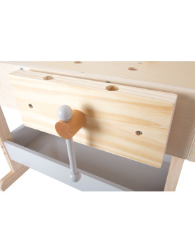 small foot Kinderwerkbank grau mit Zubehör