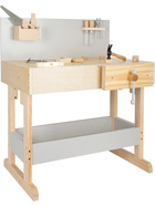 small foot Kinderwerkbank grau mit Zubehör