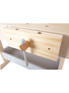 small foot Kinderwerkbank grau mit Zubehör