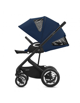 Cybex Sportwagen Talos S Lux black - schwarzer Rahmen...