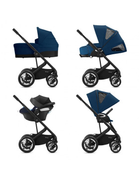 Cybex Sportwagen Talos S Lux black - schwarzer Rahmen verschiedene Designs