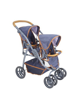 knorrtoys Puppenwagen Zwillingswagen Milo verschiedene...