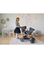 knorrtoys Puppenwagen Zwillingswagen Milo verschiedene Designs
