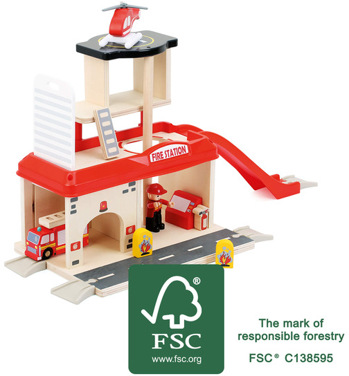 small foot Feuerwehrwache mit Zubehör