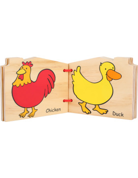 small foot Holzbuch Farm animal