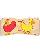 small foot Holzbuch Farm animal