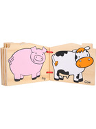 small foot Holzbuch Farm animal